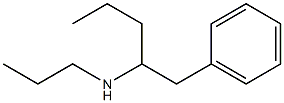 1-phenyl-N-propylpentan-2-amine Structure