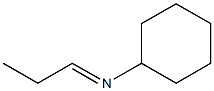 Cyclohexanamine, N-propylidene- Structure