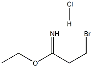 ethyl 2-bromoethanecarboximidate hydrochloride Structure