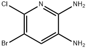 5-Bromo-6-chloropyridine-2,3-diamine 구조식 이미지