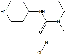 1,1-Diethyl-3-(piperidin-4-yl)urea hydrochloride 구조식 이미지