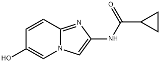 N-(6-HYDROXYIMIDAZO[1,2-A]PYRIDIN-2-YL)CYCLOPROPANECARBOXAMIDE Structure