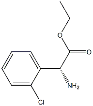 ETHYL(2R)-2-AMINO-2-(2-CHLOROPHENYL)ACETATE 구조식 이미지