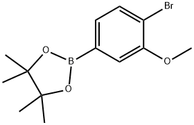 2-(4-Bromo-3-methoxyphenyl)-4,4,5,5-tetramethyl-1,3,2-dioxaborolane 구조식 이미지