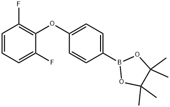 Pinacol [4-(2,6-difluorophenoxy)phenyl]boronate 구조식 이미지