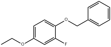 4-Ethoxy-2-fluoro-1-(phenylmethoxy)benzene Structure