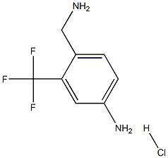 4-(AMINOMETHYL)-3-(TRIFLUOROMETHYL)ANILINE HCL Structure