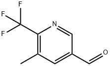 3-Methyl-2-(trifluoromethyl)pyridine-5-carbaldehyde 구조식 이미지