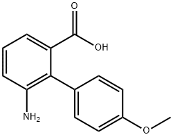 6-amino-4-methoxy-[1,1-biphenyl]-2-carboxylic acid 구조식 이미지