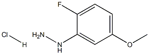 2-Fluoro-5-methoxyphenylhydrazine HCl Structure