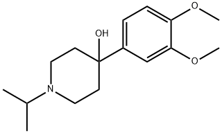 4-(3,4-DIMETHOXYPHENYL)-1-ISOPROPYLPIPERIDIN-4-OL Structure