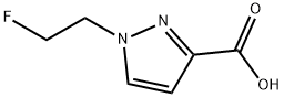 1-(2-Fluoroethyl)-1H-pyrazole-3-carboxylic acid Structure