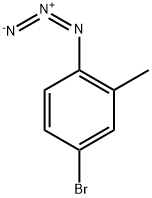 1-azido-4-bromo-2-methylbenzene Structure