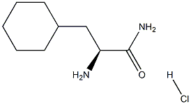 (2S)-2-amino-3-cyclohexylpropanamide:hydrochloride 구조식 이미지