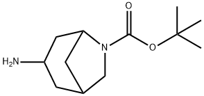 3-Amino-6-Aza-Bicyclo[3.2.1]Octane-6-Carboxylic Acid Tert-Butyl Ester 구조식 이미지