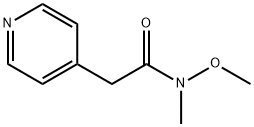 N-methoxy-N-methyl-2-(pyridin-4-yl)acetamide Structure