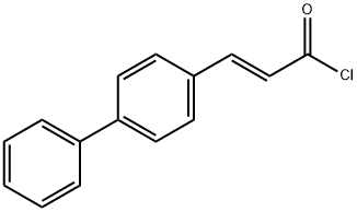 (2E)-3-(4-phenylphenyl)prop-2-enoyl chloride 구조식 이미지