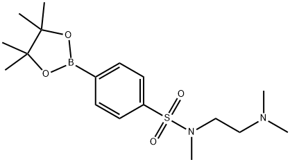 N-(2-Dimethylamino-ethyl)-N-methyl-4-(4,4,5,5-tetramethyl-[1,3,2]dioxaborolan-2-yl)-benzenesulfonamide Structure
