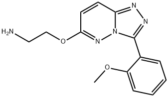 (2-{[3-(2-methoxyphenyl)[1,2,4]triazolo[4,3-b]pyridazin-6-yl]oxy}ethyl)amine 구조식 이미지