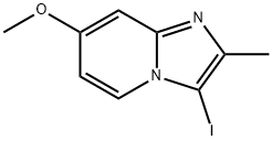 3-Iodo-7-methoxy-2-methyl-imidazo[1,2-a]pyridine 구조식 이미지