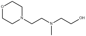 2-(N-methyl-N-(2-morpholinoethyl)amino)ethanol 구조식 이미지