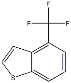 Benzo[b]thiophene, 4-(trifluoromethyl)- Structure