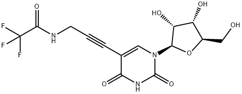 5-[3-(Trifluoroacetyl)aminopropyn-1-yl]uridine Structure
