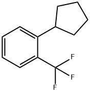 1-CYCLOPENTYL-2-(TRIFLUOROMETHYL)BENZENE Structure