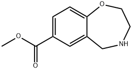 methyl 2,3,4,5-tetrahydrobenzo[f][1,4]oxazepine-7-carboxylate Structure