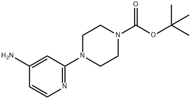 tert-butyl 4-(4-aminopyridin-2-yl)piperazine-1-carboxylate Structure