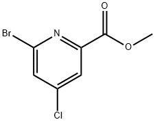 Methyl 6-bromo-4-chloropicolinate Structure