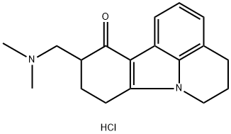 10-((dimethylamino)methyl)-5,6,9,10-tetrahydro-4H-pyrido[3,2,1-jk]carbazol-11(8H)-one hydrochloride 구조식 이미지