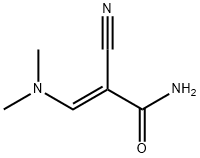 2-CYANO-3-(DIMETHYLAMINO)PROP-2-ENAMIDE Structure