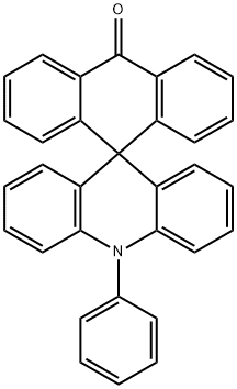 10-Phenyl-10H ,10'H -spiro[acridine-9,9'-anthracen]-10'-one Structure