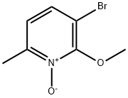 3-bromo-2-methoxy-6-methyl-pyridine 1-oxide Structure