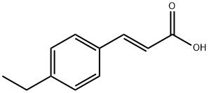 4-ethyl cinnamic acid 구조식 이미지