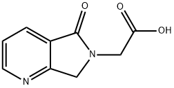 (5-Oxo-5,7-dihydro-pyrrolo[3,4-b]pyridin-6-yl)-acetic acid Structure