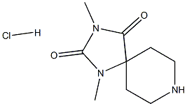 1,3-dimethyl-1,3,8-triazaspiro[4.5]decane-2,4-dione hydrochloride 구조식 이미지