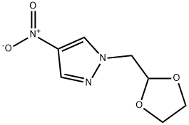 1-[(1,3-dioxolan-2-yl)methyl]-4-nitro-1H-pyrazole Structure