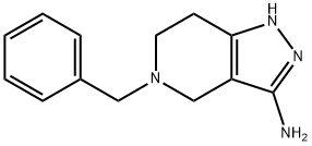 1H-Pyrazolo[4,3-c]pyridin-3-amine, 4,5,6,7-tetrahydro-5-(phenylmethyl)- Structure