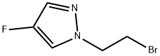 1-(2-Bromoethyl)-4-fluoro-1H-pyrazole Structure