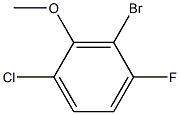 3-bromo-1-chloro-4-fluoro-2-methoxybenzene Structure