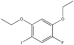 1,5-diethoxy-2-fluoro-4-iodobenzene Structure