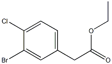 Ethyl 3-Bromo-4-chlorophenylacetate Structure