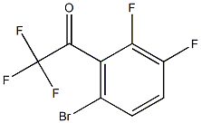 1-(6-bromo-2,3-difluorophenyl)-2,2,2-trifluoroethanone Structure