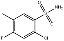 2-Chloro-4-fluoro-5-methylbenzenesulfonamide Structure