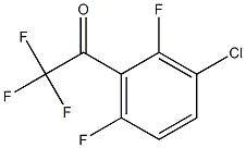 1-(3-chloro-2,6-difluorophenyl)-2,2,2-trifluoroethanone Structure