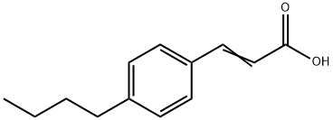 2-Propenoic acid, 3-(4-butylphenyl)- Structure