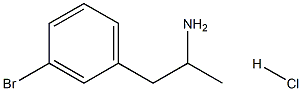 1-(3-BROMOPHENYL)PROPAN-2-AMINE HYDROCHLORIDE Structure