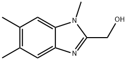 (1,5,6-trimethyl-1H-benzimidazol-2-yl)methanol 구조식 이미지